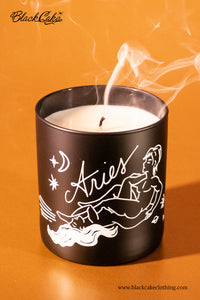 Aries Zodiac Horoscope Massage Candle