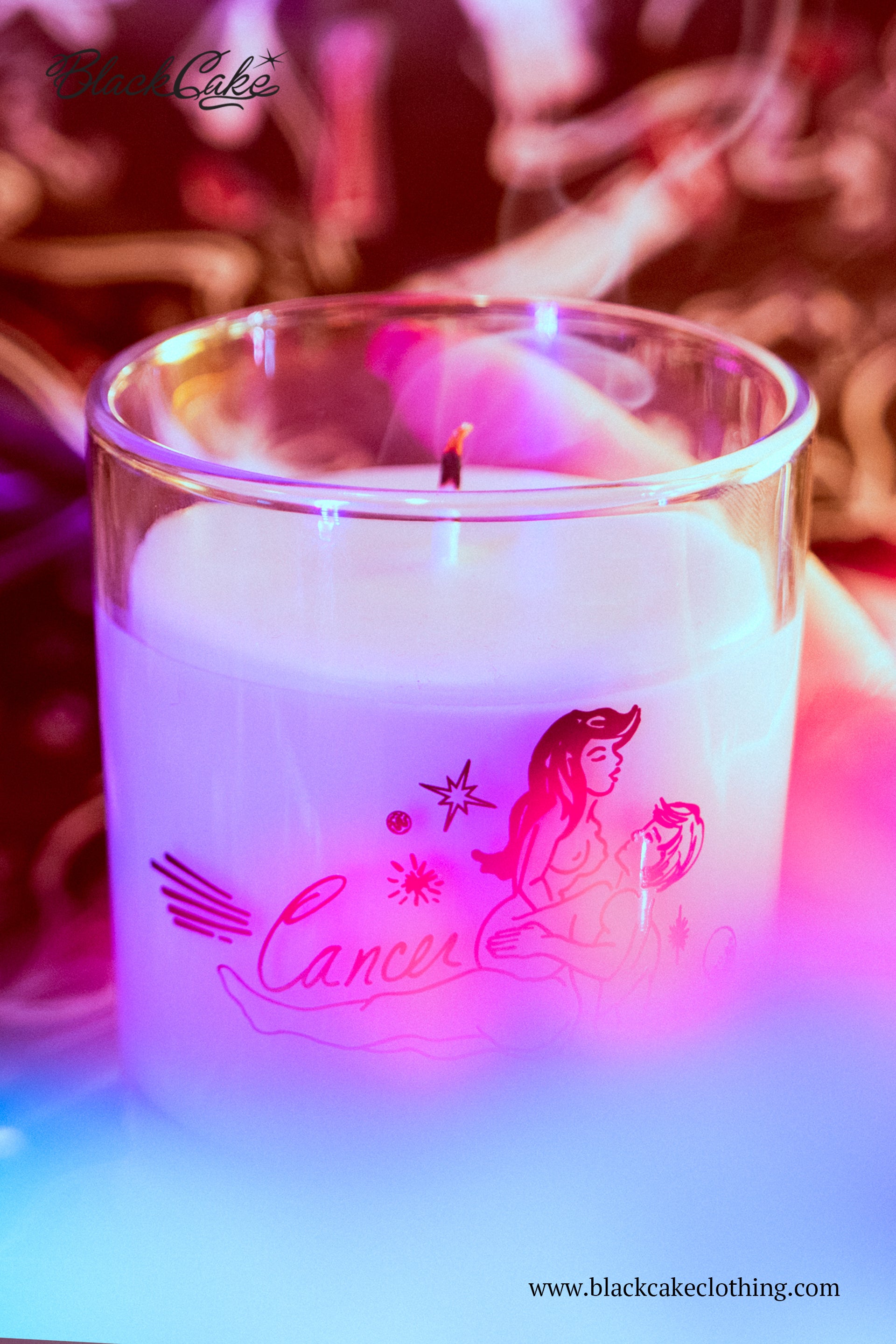 Cancer Zodiac Scented Soy Coconut Wax Candle