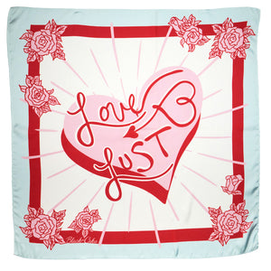 Love or Lust Rock n' Roll Scarf - Black Cake Clothing