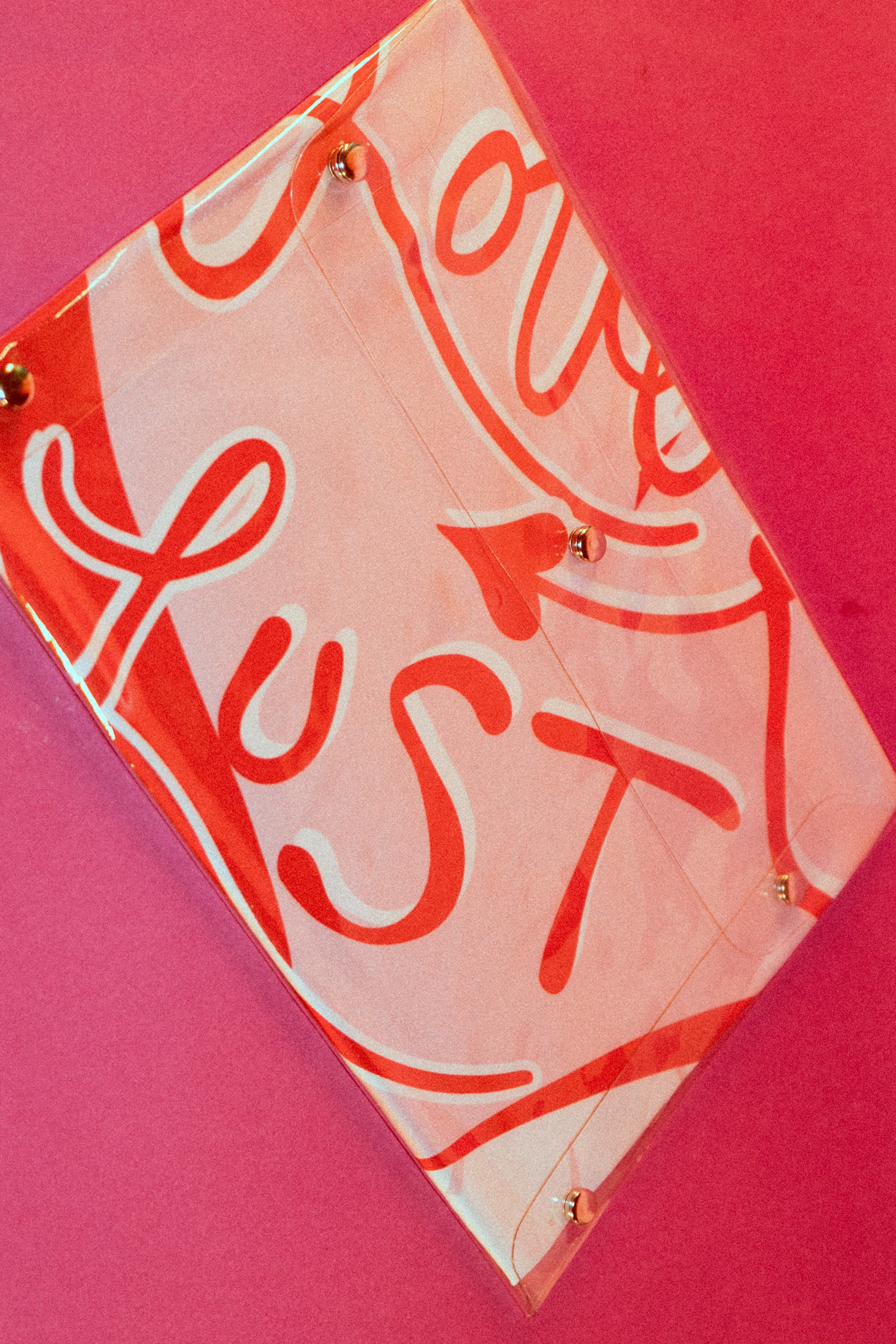 Love or Lust Rock n' Roll Scarf - Black Cake Clothing