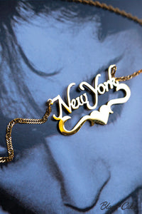 New York Nameplate Necklace – Big City Love, Bold Style
