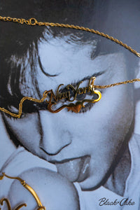 New York Nameplate Necklace – Big City Love, Bold Style