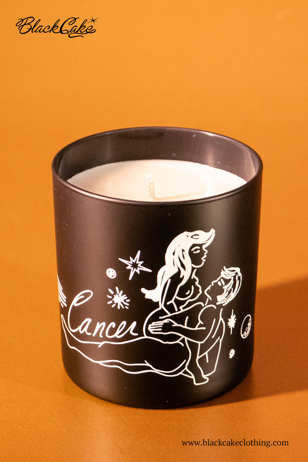 Zodiac Massage Candle Aquarius, Light Sugar Rose Petal Fragrance