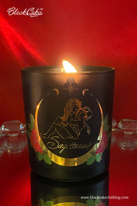 Zodiac Massage Candle Sagittarius, Light Sugar Rose Petal Fragrance