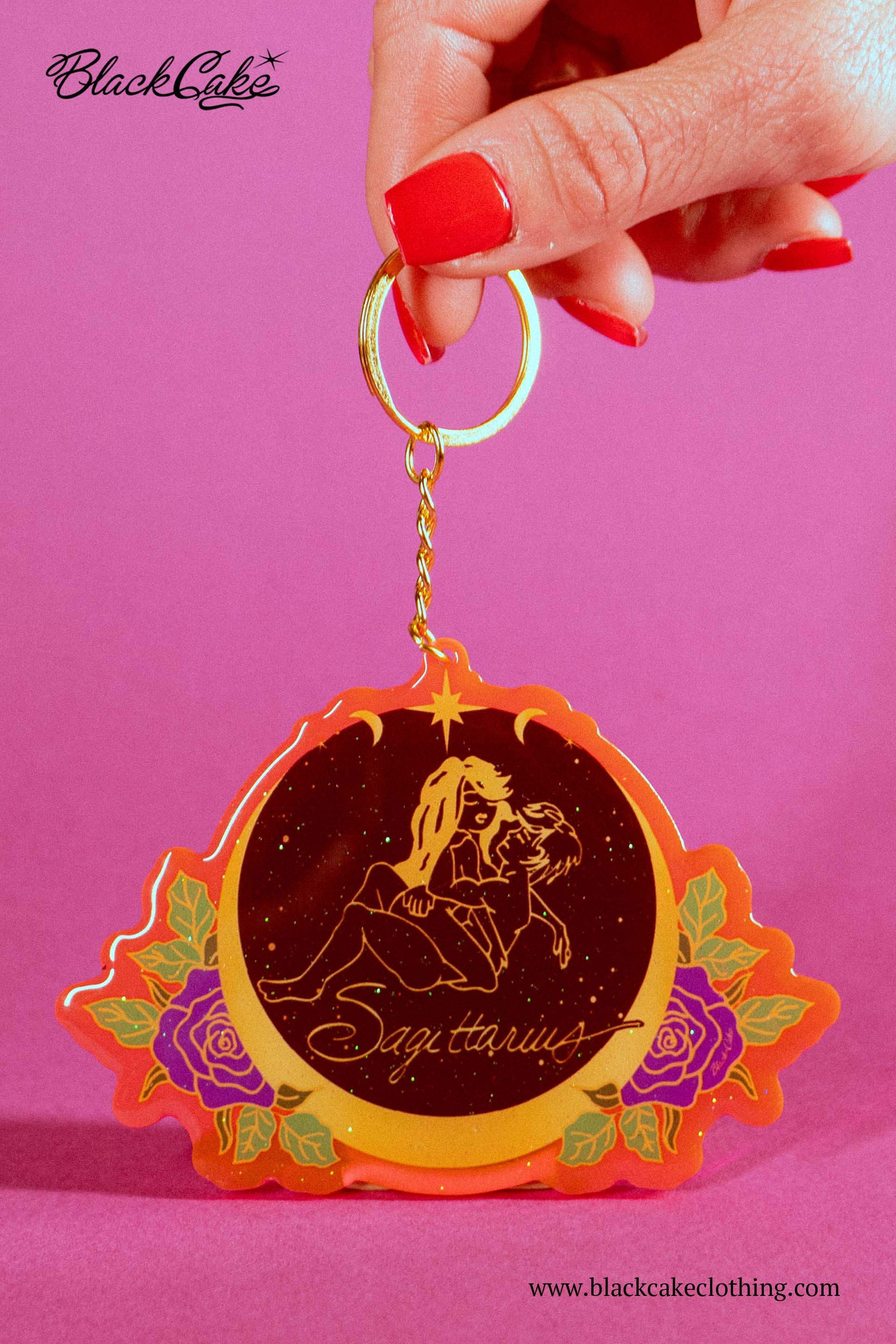 Sagittarius Zodiac Sign Keychain