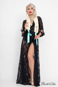 Starlet Black Lace Wrap Dress Starlet Black Lace Wrap Dress