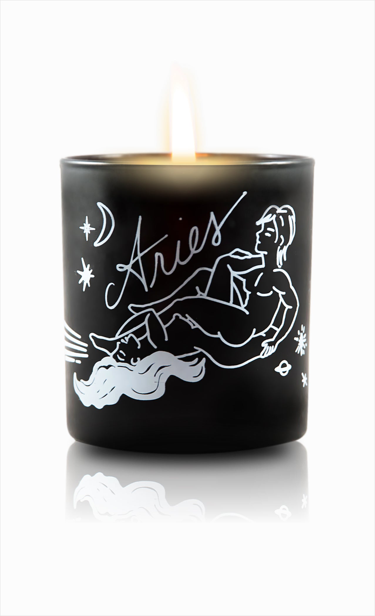 Zodiac Massage Candle Aries, Garden Floral Fragrance