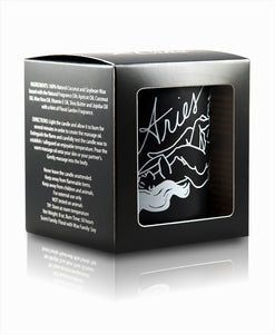 Zodiac Massage Candle Aries, Garden Floral Fragrance