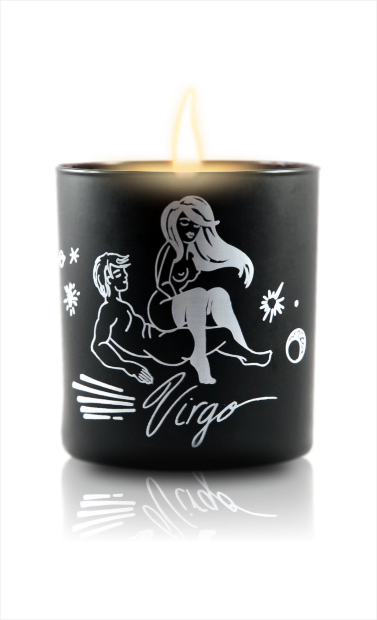 Zodiac Massage Candle Virgo, Garden Floral Fragrance