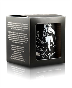 Zodiac Massage Candle Virgo, Garden Floral Fragrance