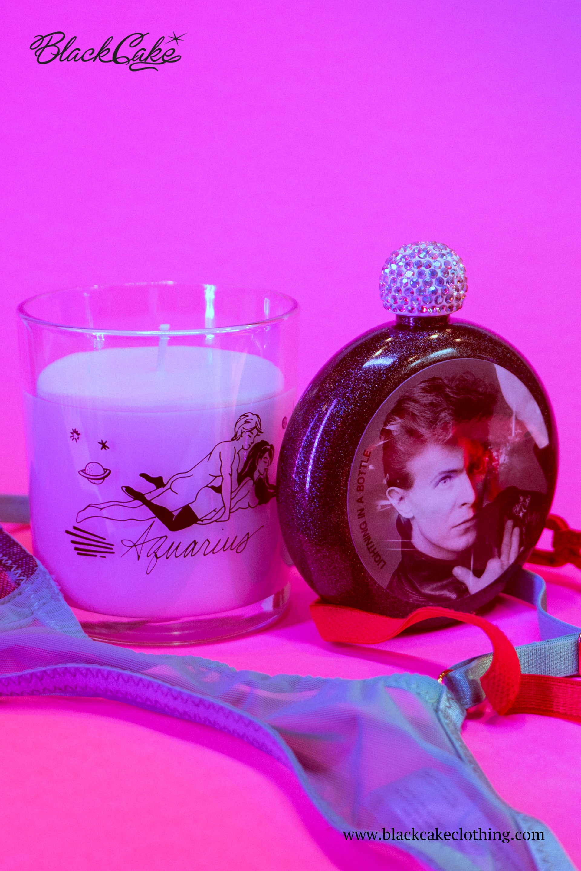 Aquarius Astrology Scented Massage Oil Candle