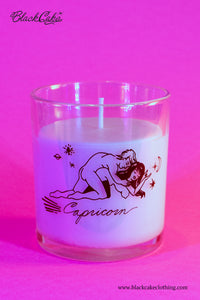 Capricorn Zodiac Sign Japanese Honeysuckle Scented Candle
