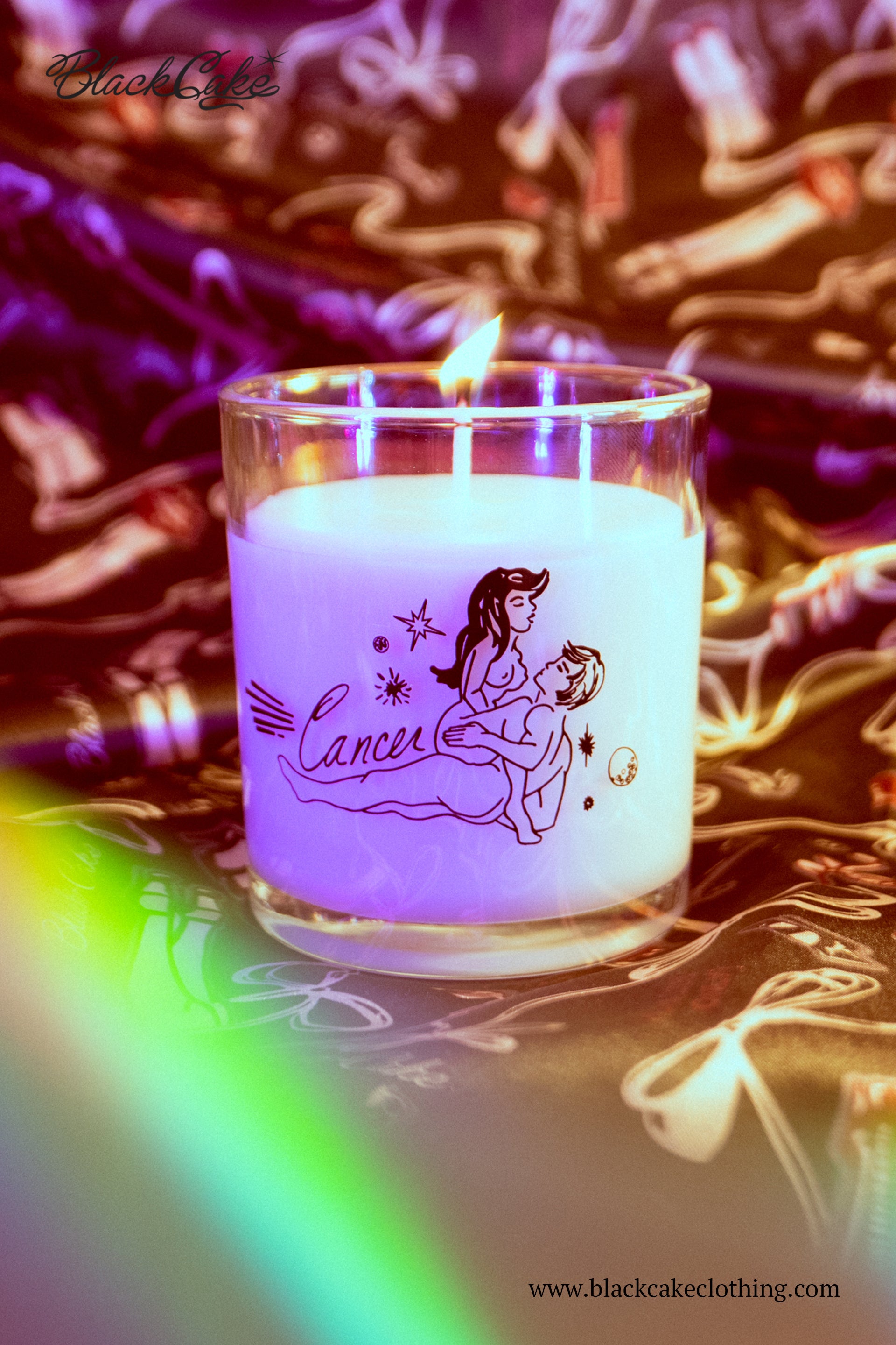 Cancer Zodiac Scented Soy Coconut Wax Candle
