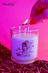 Libra Zodiac Scented Soy Coconut Wax Candle