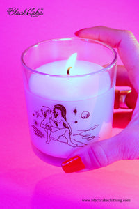 Leo Astrology Scented Massage Oil Candle