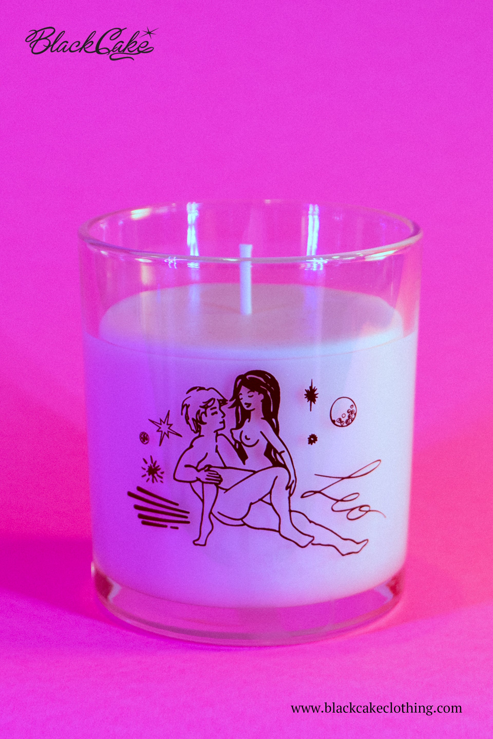 Leo Astrology Scented Massage Oil Candle