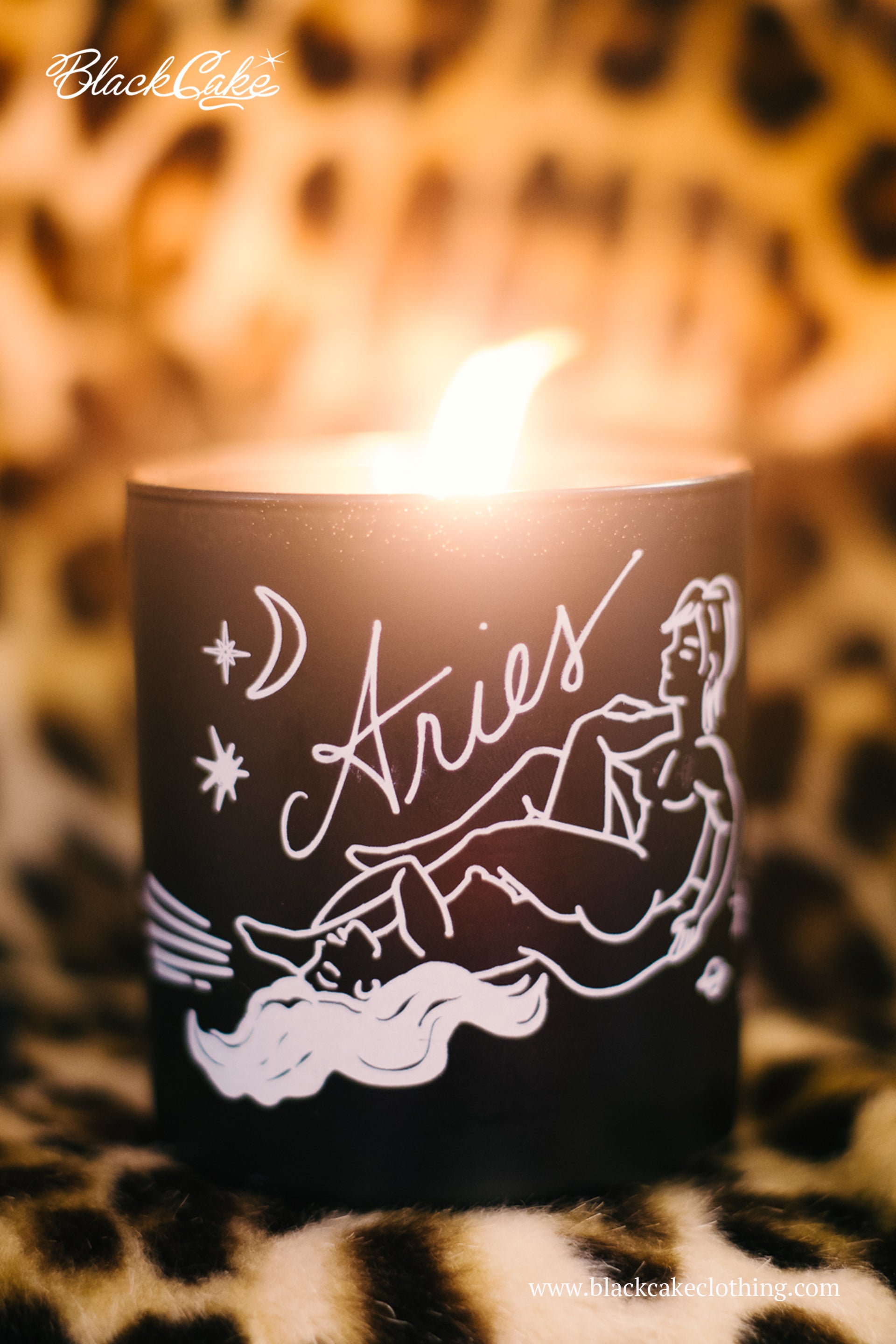 Zodiac Massage Candle Aries, Garden Floral Fragrance