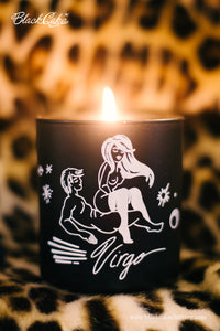Zodiac Massage Candle Virgo, Garden Floral Fragrance
